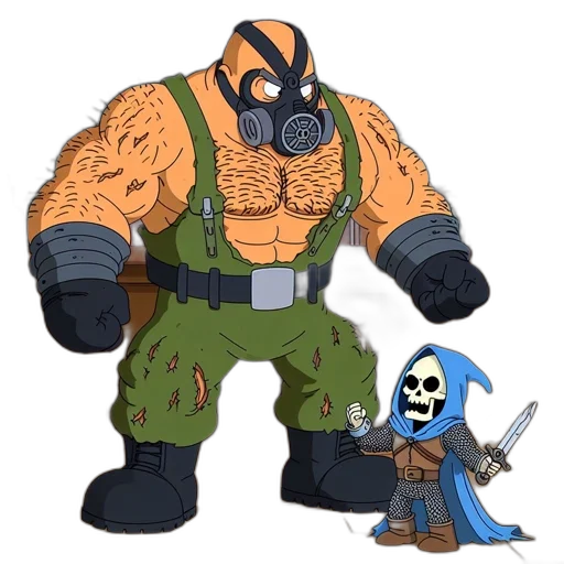 weapon, mask, concept art, comic book art transparent PNG cut-out