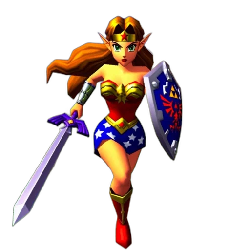 weapon, jewelry, 3d render, pixel art transparent PNG cut-out