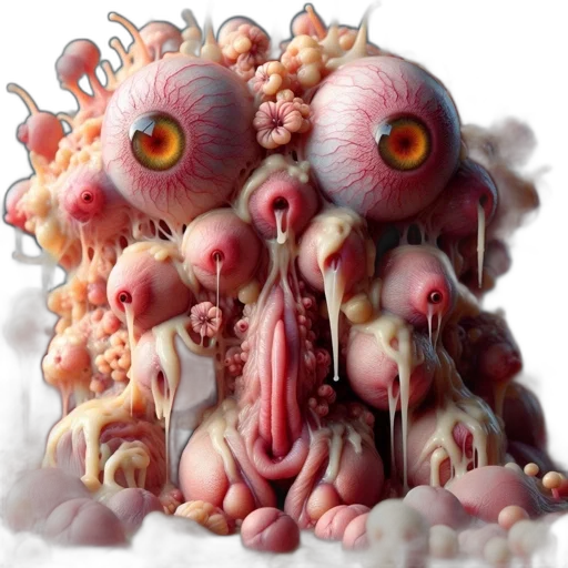 creature, mask, face, concept art transparent PNG cut-out