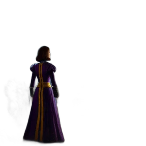 dress, staff, sword, jewelry transparent PNG cut-out
