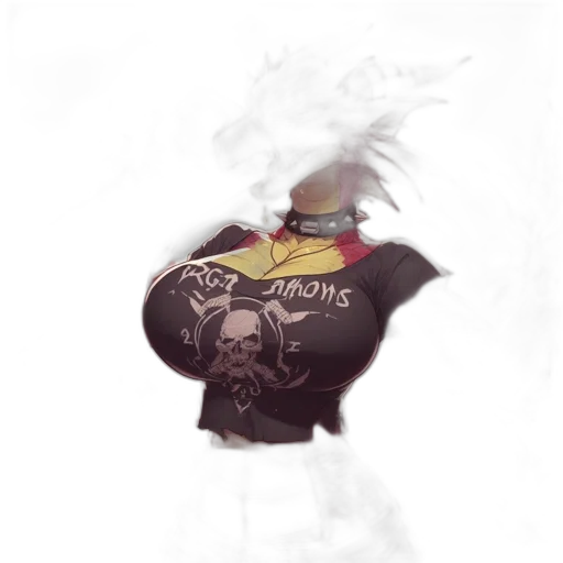 jacket, dragon, crown, weapon transparent PNG cut-out