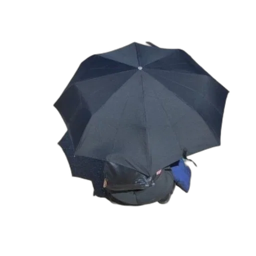 umbrella, hat, staff, jacket transparent PNG cut-out