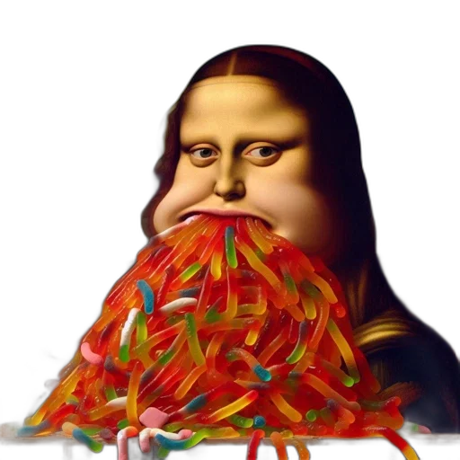 food, mask, face, creature transparent PNG cut-out
