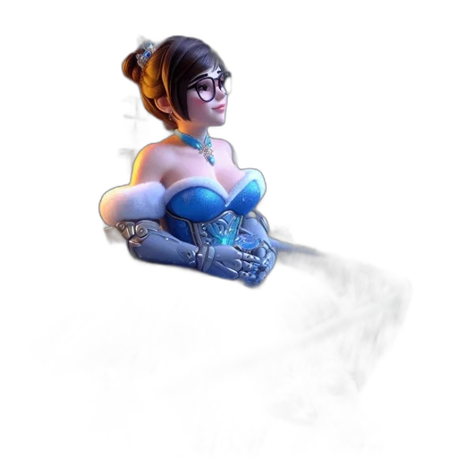 staff, weapon, dress, robot transparent PNG cut-out