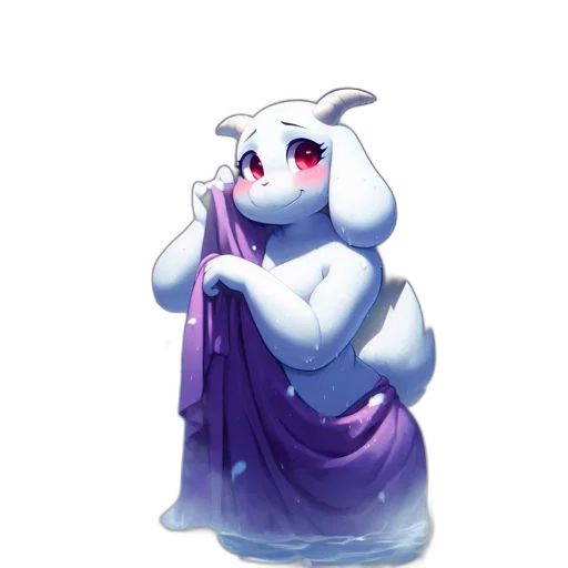 dress, creature, staff, animal transparent PNG cut-out