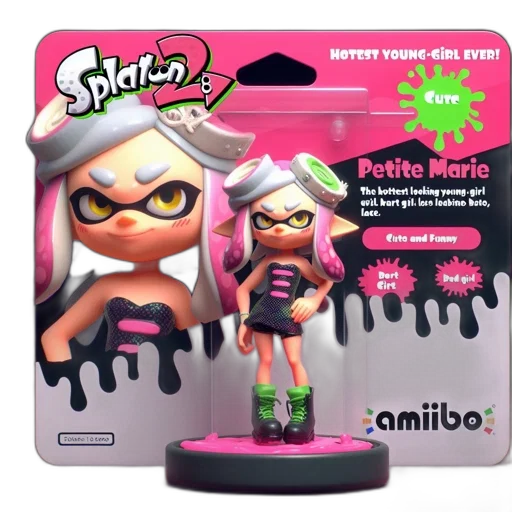 concept art, amiibo, figure, petite transparent PNG cut-out