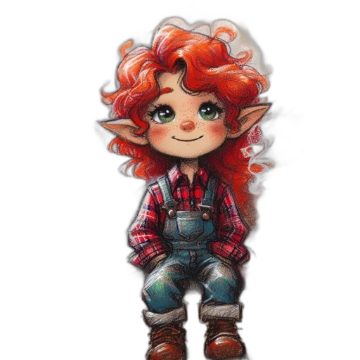 pixel art, concept art, fantasy art, watercolor transparent PNG cut-out