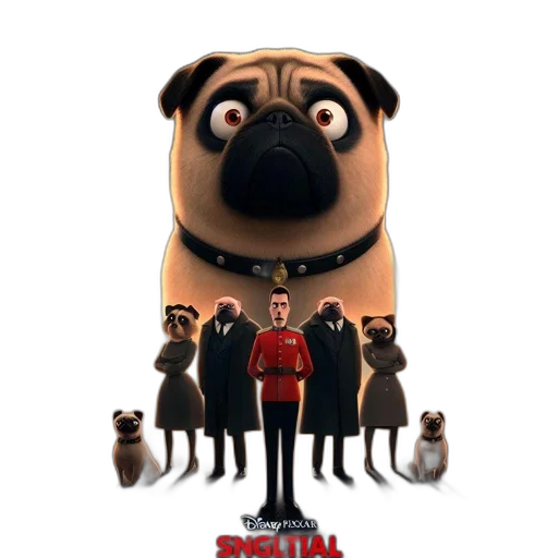 animal, concept art, cartoon, 3d render transparent PNG cut-out