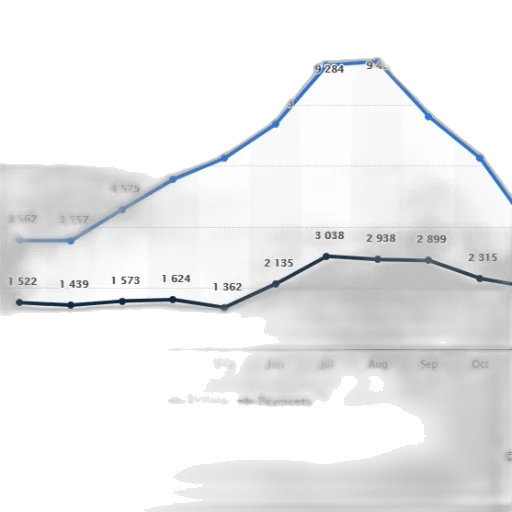 line, graph, showing, income transparent PNG cut-out