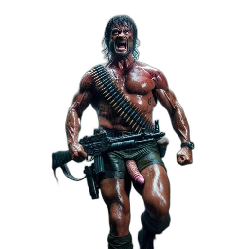 weapon, concept art, comic book art, 3d render transparent PNG cut-out