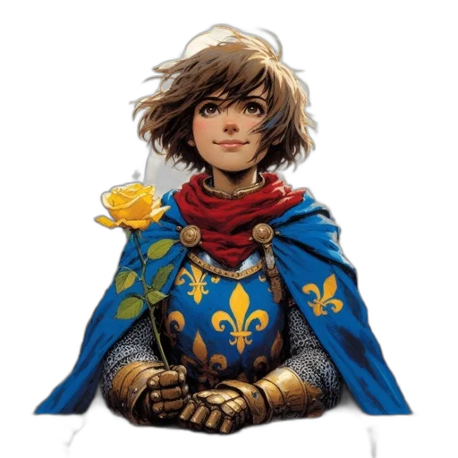 crown, face, staff, jacket transparent PNG cut-out