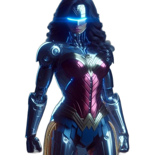 jewelry, robot, concept art, comic book art transparent PNG cut-out