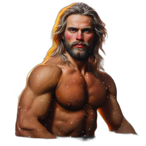 hair, sword, fantasy art, comic book art transparent PNG cut-out