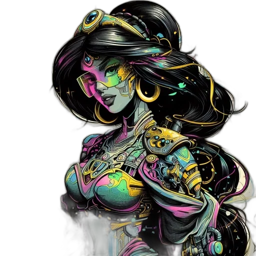 mask, dress, robot, jewelry transparent PNG cut-out