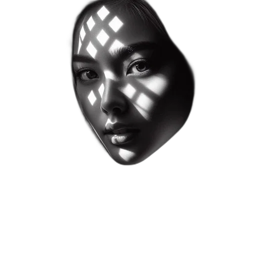 face, mask, crown, jewelry transparent PNG cut-out