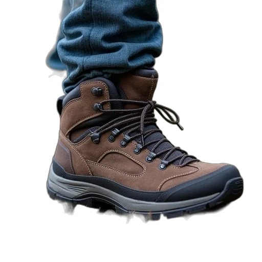 shoes, 3d render, photorealistic, vasque transparent PNG cut-out