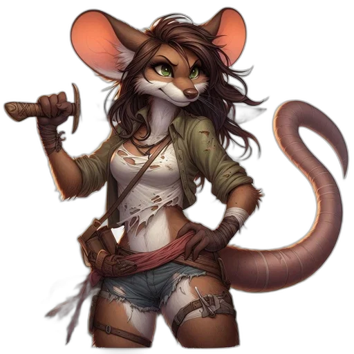 staff, weapon, animal, concept art transparent PNG cut-out