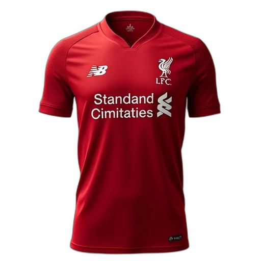 red, liverpool, home, football transparent PNG cut-out