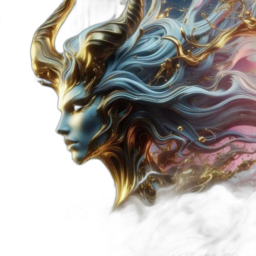 dragon, mask, face, fantasy art transparent PNG cut-out