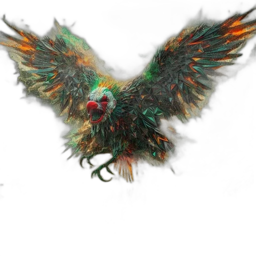 dragon, staff, animal, weapon transparent PNG cut-out