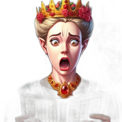 crown, face, concept art, fantasy art transparent PNG cut-out