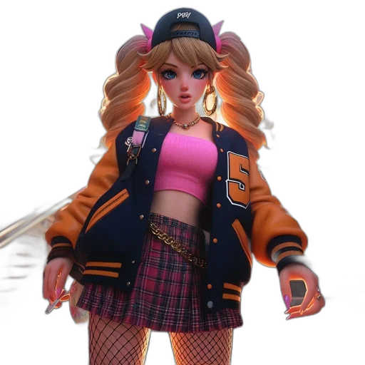 jacket, concept art, 3d render, cyberpunk transparent PNG cut-out
