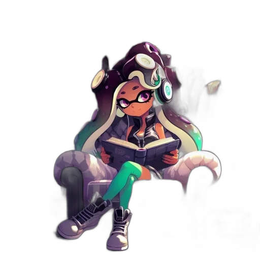 weapon, jacket, staff, mask transparent PNG cut-out