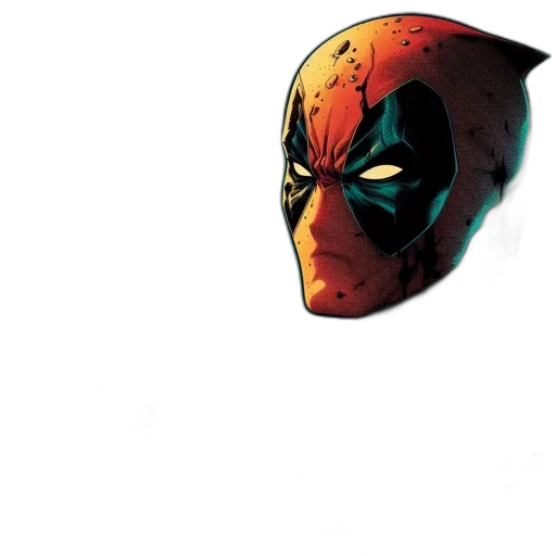 mask, face, comic book art, concept art transparent PNG cut-out