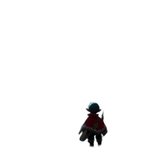 staff, hat, creature, weapon transparent PNG cut-out
