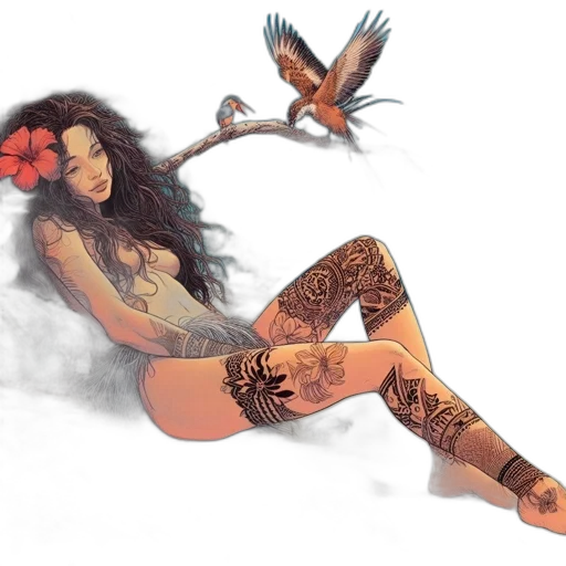 fantasy art, concept art, watercolor, photorealistic transparent PNG cut-out