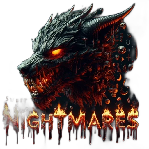 fantasy art, concept art, pixel art, frightening transparent PNG cut-out