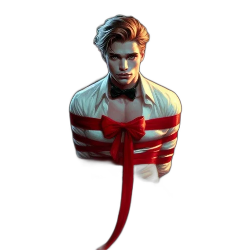 jacket, staff, mask, weapon transparent PNG cut-out