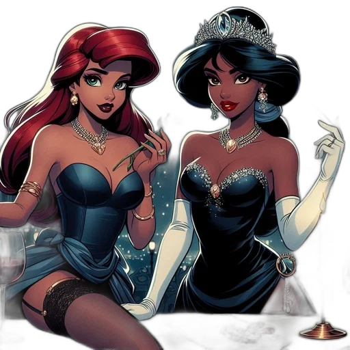comic book art, concept art, cartoon, fantasy art transparent PNG cut-out