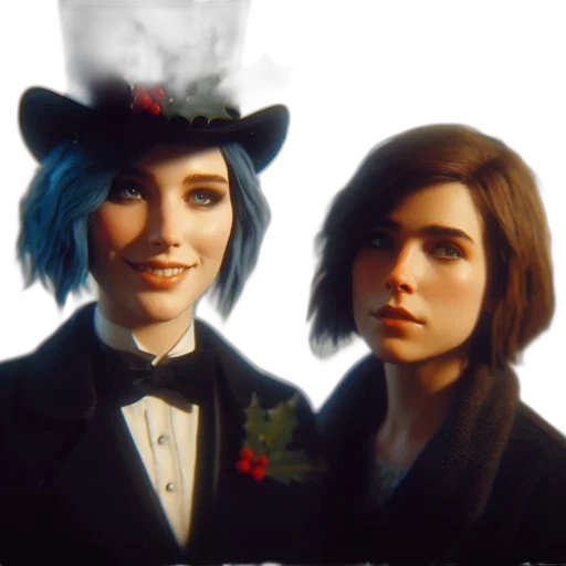 hat, crown, staff, face transparent PNG cut-out