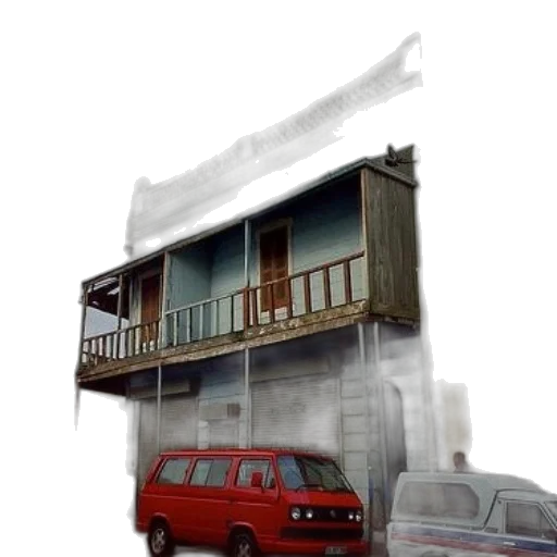 car, building, furniture, umbrella transparent PNG cut-out
