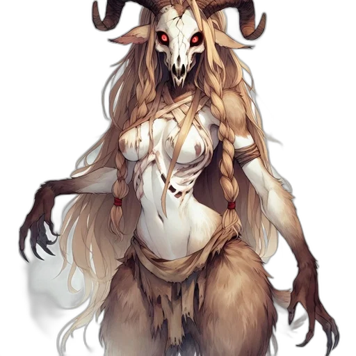 creature, animal, mask, staff transparent PNG cut-out