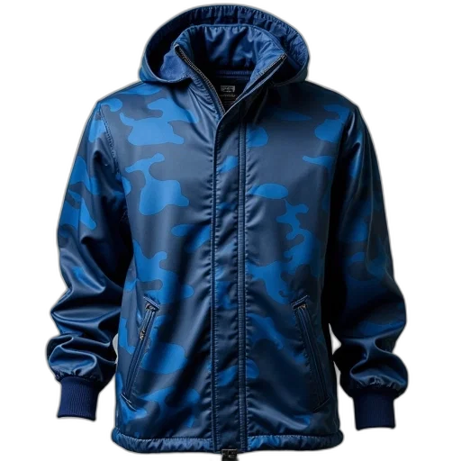 jacket, blue, men, coaches transparent PNG cut-out