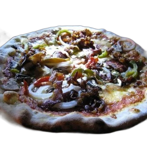 food, photorealistic, 3d render, pizza transparent PNG cut-out