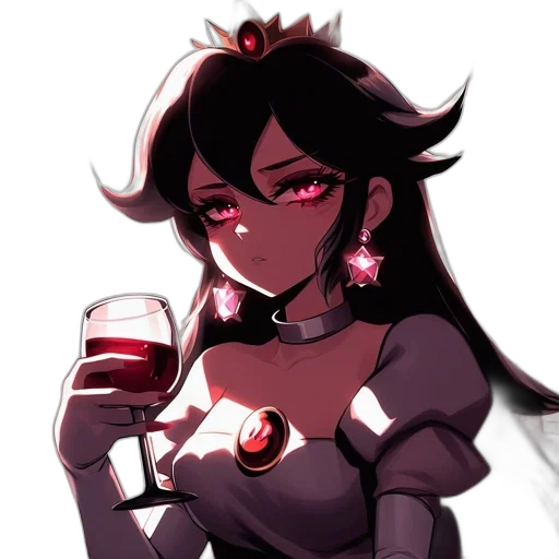 crown, robot, dress, anime transparent PNG cut-out