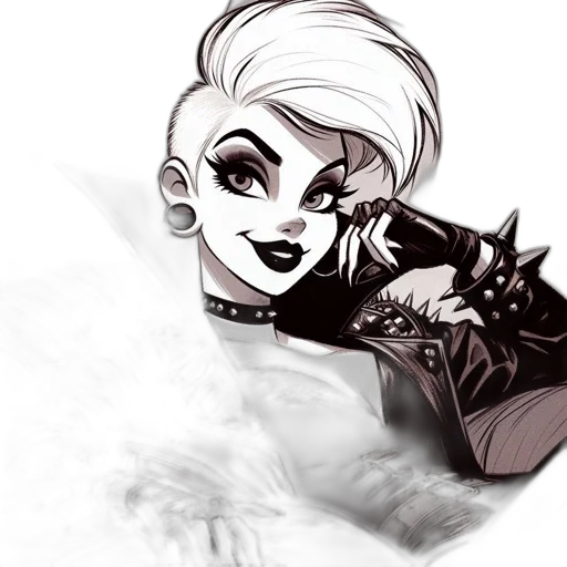 comic book art, concept art, cartoon, fantasy art transparent PNG cut-out