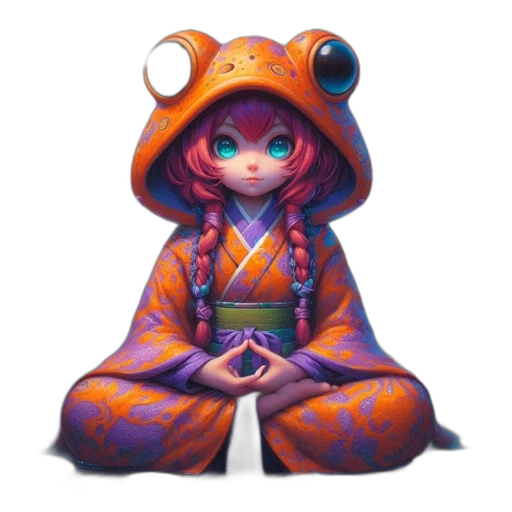 staff, creature, dress, robot transparent PNG cut-out