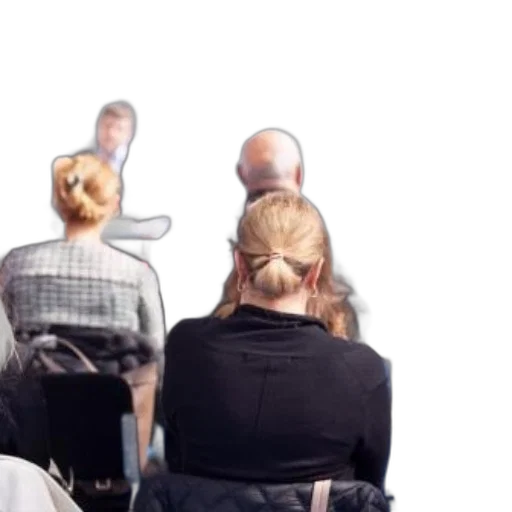 staff, hair, furniture, group transparent PNG cut-out