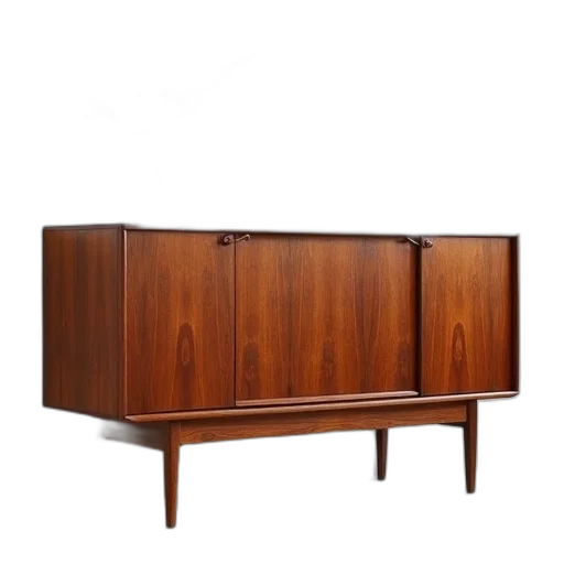 furniture, mid, century, walnut transparent PNG cut-out