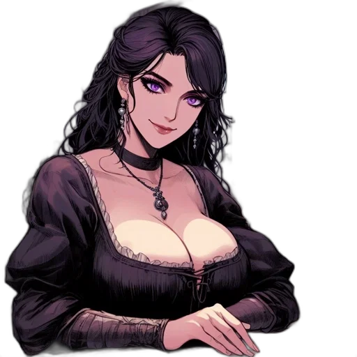 jewelry, staff, dress, face transparent PNG cut-out