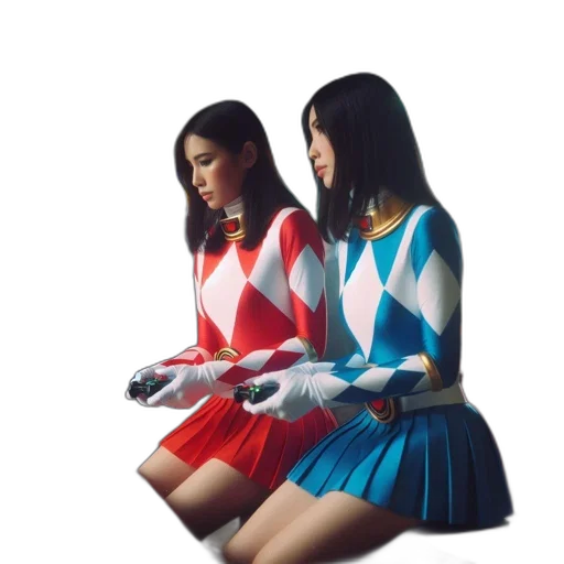 dress, robot, concept art, 3d render transparent PNG cut-out
