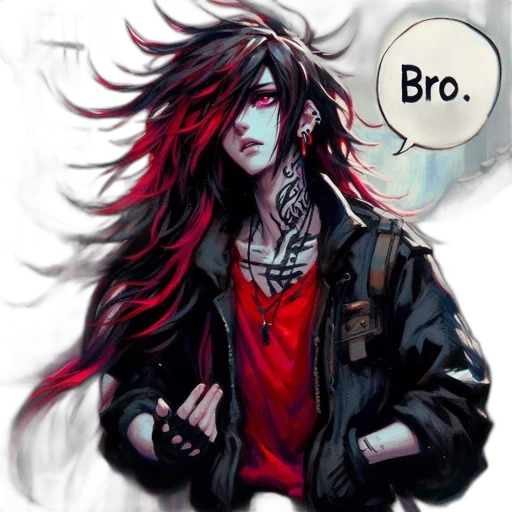 jacket, concept art, comic book art, anime transparent PNG cut-out