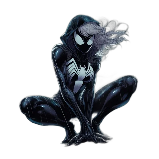 mask, creature, hair, comic book art transparent PNG cut-out