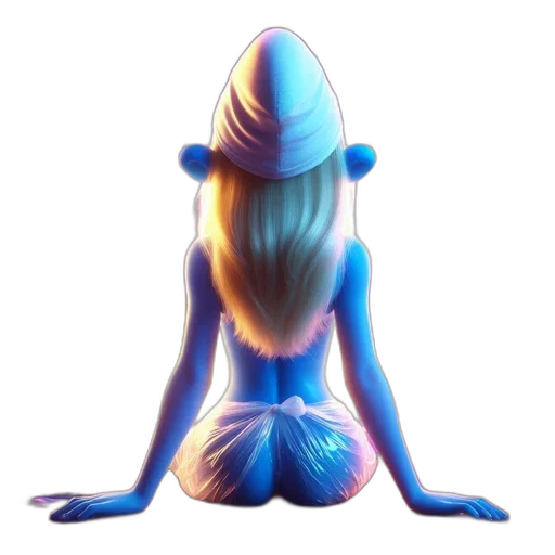 dress, creature, mask, crown transparent PNG cut-out