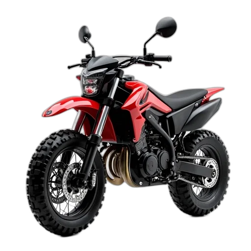 3d render, black, red, off-road transparent PNG cut-out