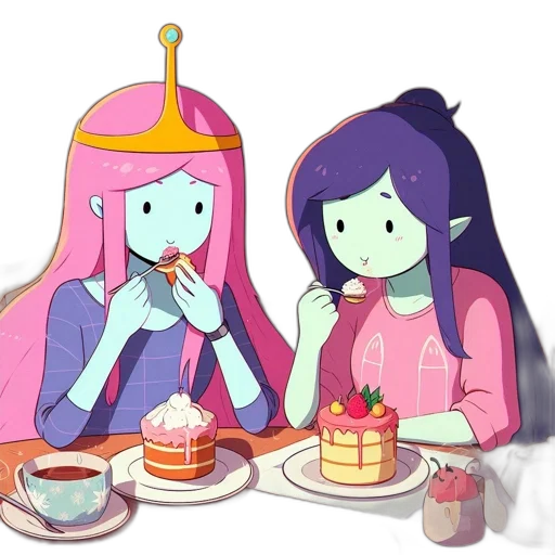 food, crown, hat, vaporwave transparent PNG cut-out